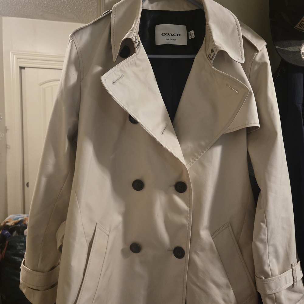 Coach Women's Beige Trench Coat